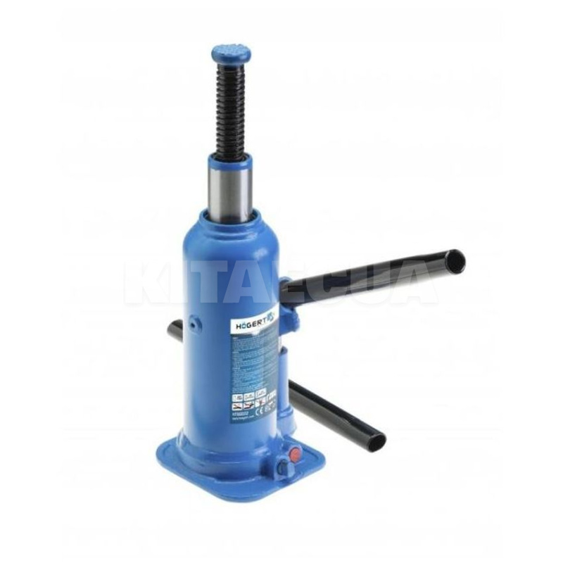 Домкрат гідравлічний пляшковий до 5 т (210мм-405мм) HOGERT (HT8G022)