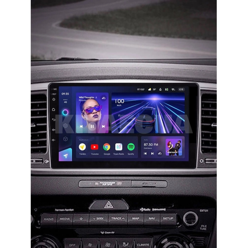 Штатная магнитола CC3L 4+32Gb 9" Kia Sportage 4 QL 2018-2020 (KX5 A) Teyes (42715) - 3