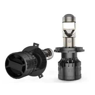 LED лампа с линзой для авто ML45 HB4/9006 45W 6000K STELLAR