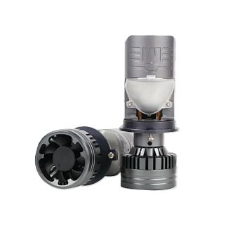 LED лампа с линзой для авто ML65 H4 65W 6000K STELLAR