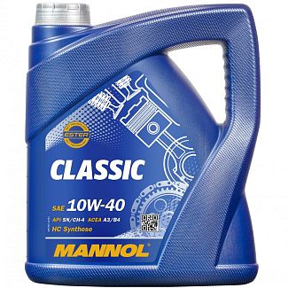 Масло моторне Напівсинтетичне 4л 10W-40 Classic Mannol