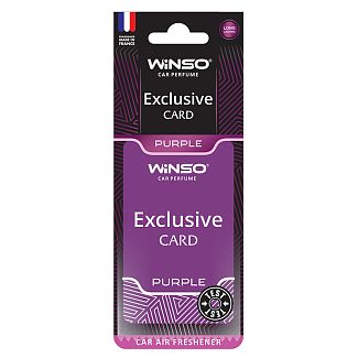 Ароматизатор Exclusive Purple "фиолетовый" сухой листик Winso