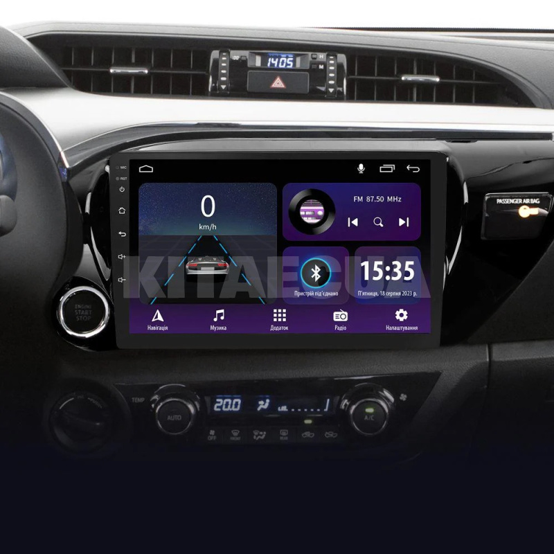 Штатная магнитола E10232 2+32 Gb 10" Toyota Hilux Pick Up AN120 2015-2020 SIGMA4car (42387) - 3