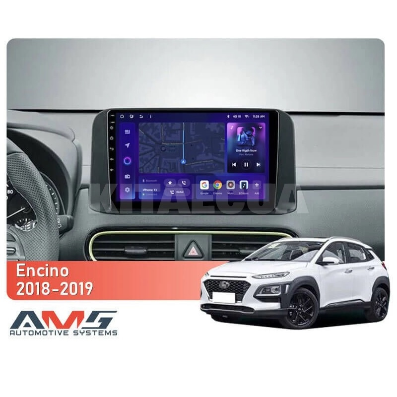 Штатная магнитола MOSS M3 4+32 ГБ 10" Hyundai Encino 2018-2019 AMS (50821) - 2