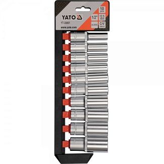Набір торцевих головок 1/2" 10 предметів YATO