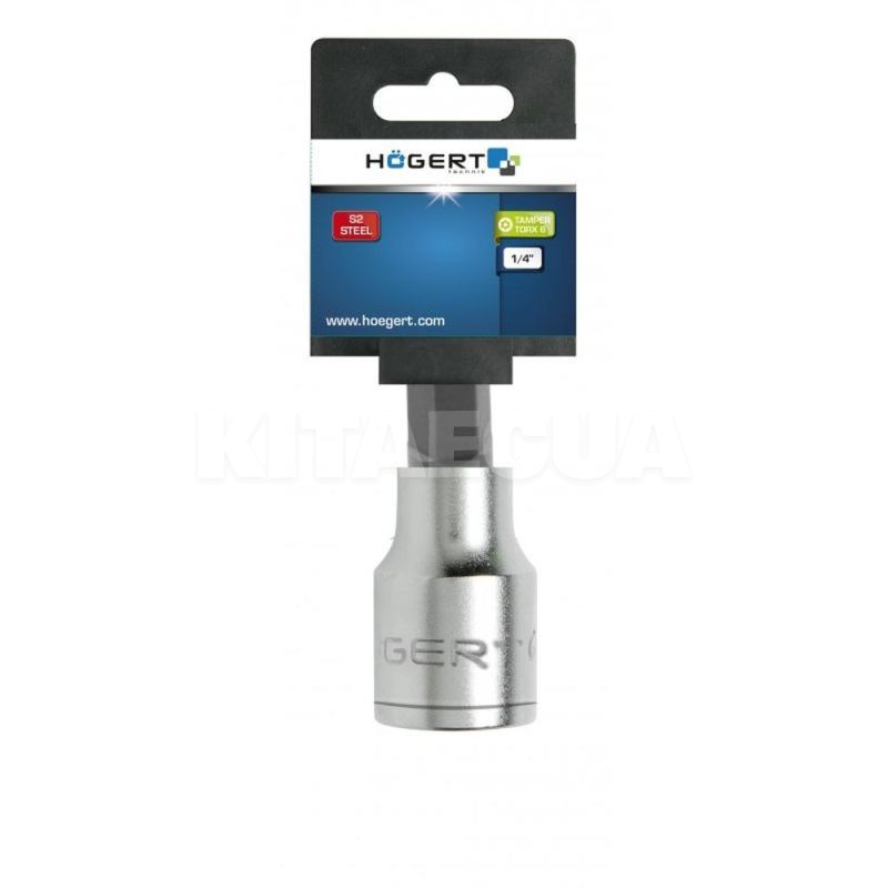 Головка торцевая 37 мм 1/4" T30 HOGERT (HT1S647) - 2
