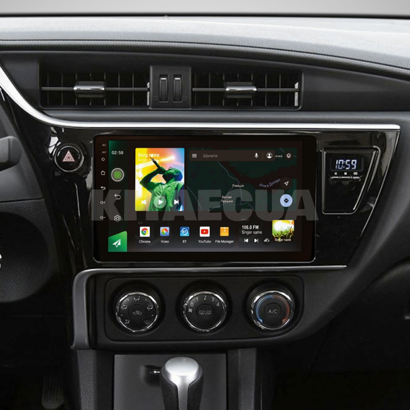 Штатна магнітола X10232 2+32 Gb 10" Toyota Corolla 11 2017-2018 SIGMA4car (33837) - 4