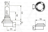 Галогенная лампа H9 65W 12V Pure Light Bosch (BO 1987302082)