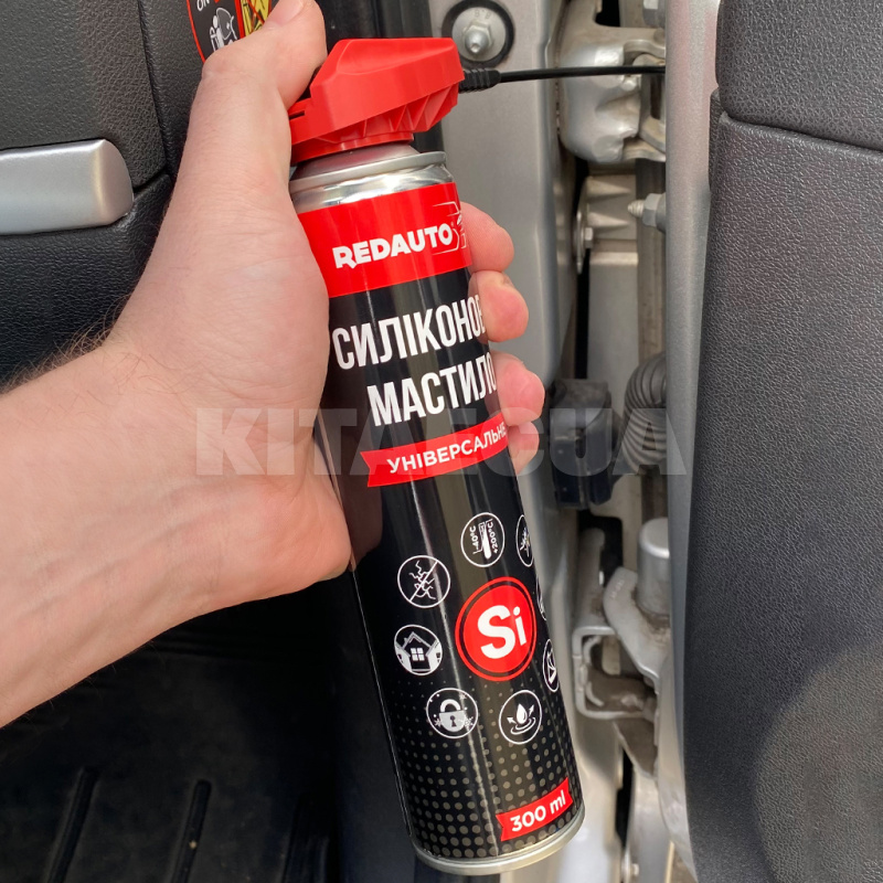 Смазка силиконовая универсальная 300мл Silicon Spray REDAUTO (SS-300) - 8