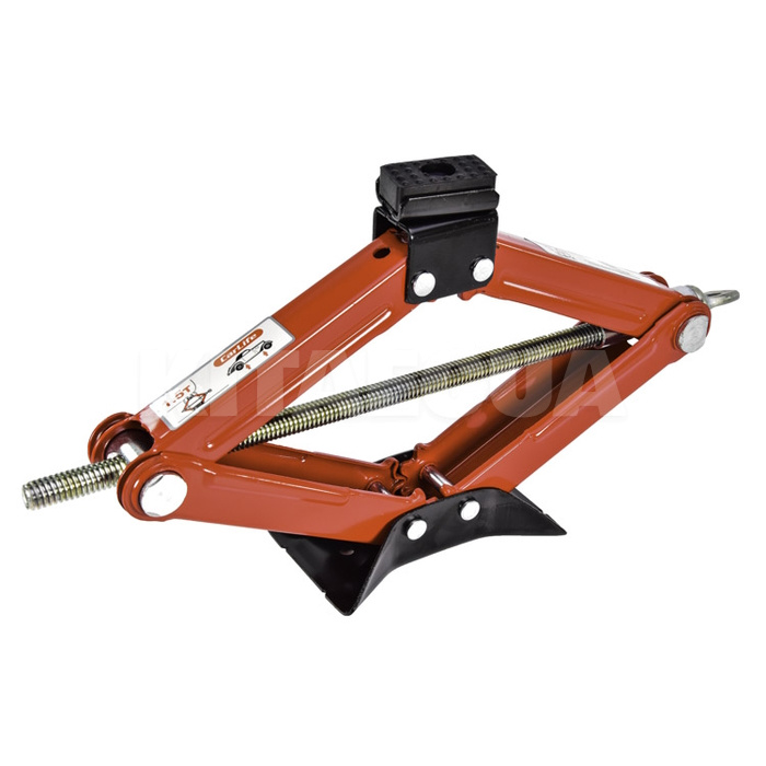 Домкрат механічний ромбоподібний 1.5т (104мм-385мм) з гумовою подушкою CARLIFE (SJ222-CARLIFE) - 2
