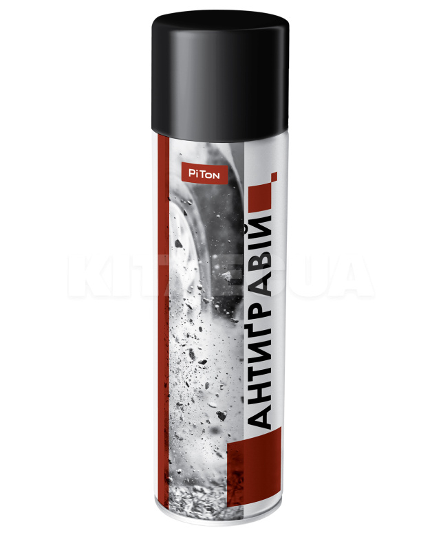 Антигравій з каучуком чорний 500мл PiTon (243103)