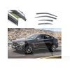 Дефлектори вікон (Вітровики) молдинг із нержавіючої сталі 3D на BMW X6 F16 (2014-2020) 4 шт. FLY (BBMWX61423-W/S)