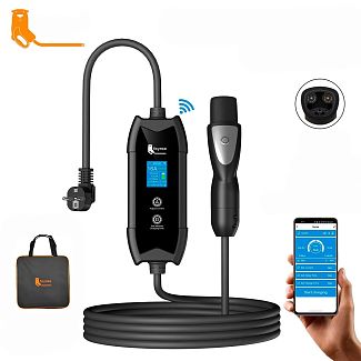 Зарядка для электромобиля Nacs(Tesla) 3.5 кВт 16А 1-фаза Flying Cat-EV-F9 FEYREE