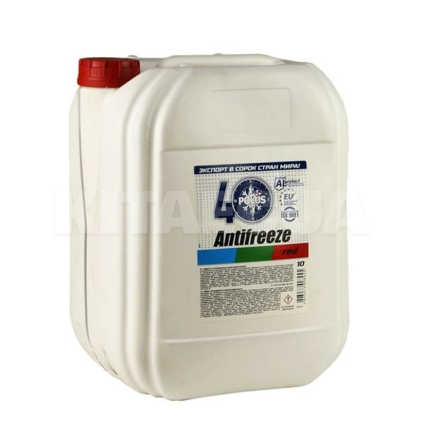 Антифриз красный 10л g12 -40 °с ПОЛЮС (7035)