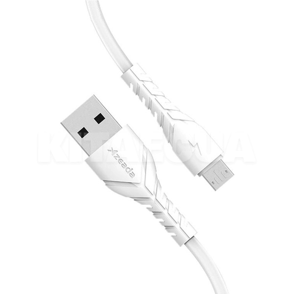 Кабель USB - microUSB 3А PD-B47m 1м белый Proda (PD-B47m-WHT) - 2