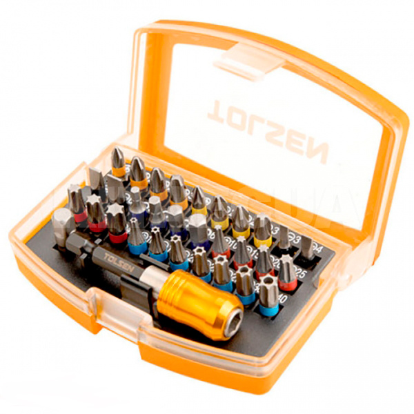 Набор бит 1/4" 32 предмета TOLSEN (20370)