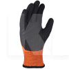 Перчатки рабочие антискользящие трикотажные с латексным покрытием оранжеевые XL Extragrab DOLONI (4196)