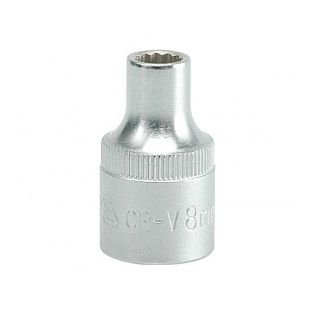 Головка торцевая 12-гранная 8 мм 1/2" 38 мм YATO