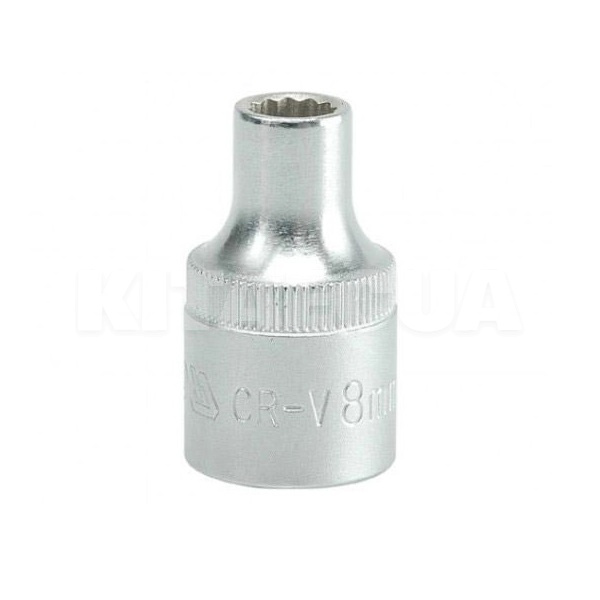 Головка торцева 12-гранна 8 мм 1/2" 38 мм YATO (YT-1270)