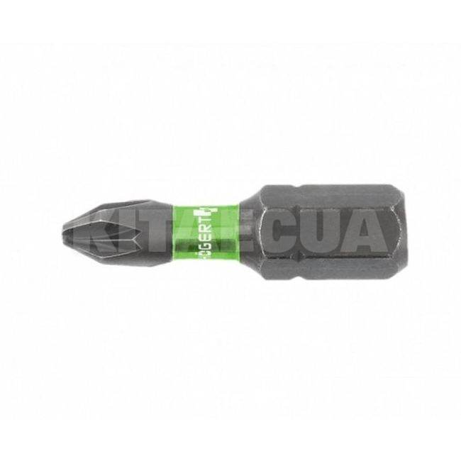 Біта ударна PZ2 1/4" 25 мм 5 штук HOGERT (HT1S127)