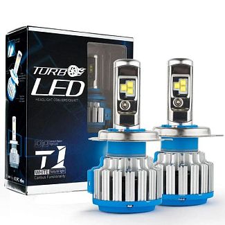 LED лампа для авто Megalight +200% PG13 50W 6000K (комплект) TurboLed