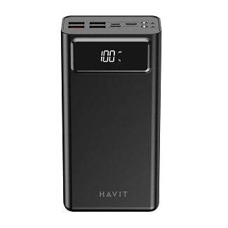 Повербанк HV-PB56 40000mAh 18W чорний HAVIT