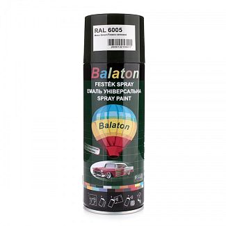 Краска универсальная глянцевая 400мл темно-зеленая BALATON