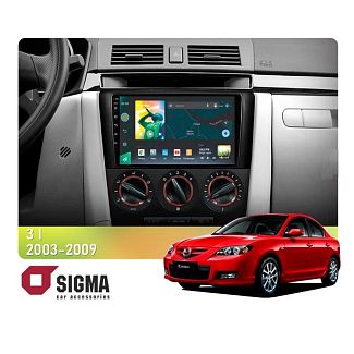 Штатна магнітола X9232 2+32 Gb 9" Mazda 3 1 BK 2003-2009 SIGMA4car