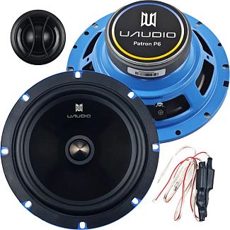 Динаміки компонентні 2-х смугові 6.5" (16.5 см) 70 Вт чорні (2 шт) Patron P6 UAudio