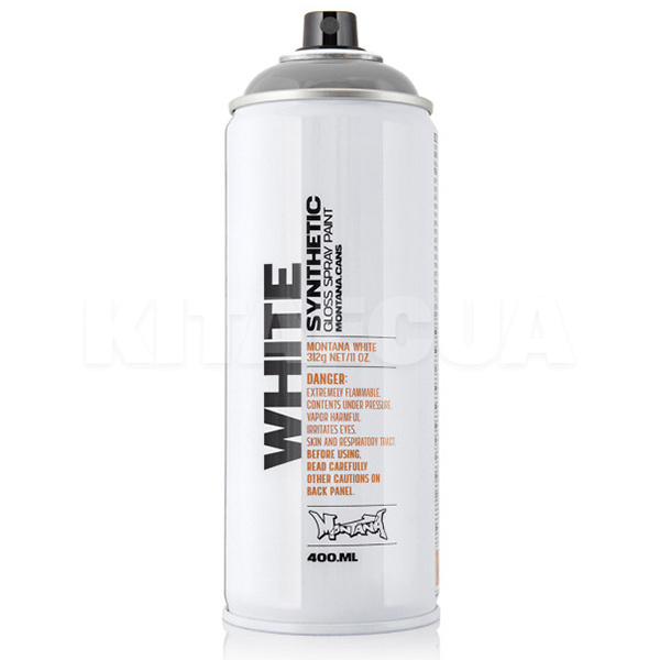 Краска декоративная синтетическая 400мл 7050 "улица" серая White MONTANA (280344-MONTANA)