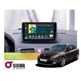Штатна магнітола X9232 2+32 Gb 9" Renault Megane 3 2008-2014 (одна коса)(L1) SIGMA4car