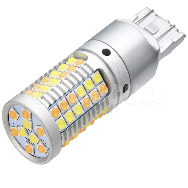 LED лампа для авто T20 W21/5W 12V 2000K/6000K 69 світлодіодів TBS Design (00-00020495)