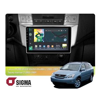 Штатная магнитола X9232 2+32 Gb 9" Lexus RX 330 2003-2009 SIGMA4car