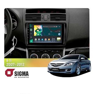 Штатная магнитола X9464 4+64 ГБ 9" Mazda 6 2 GH 2007-2012 SIGMA4car