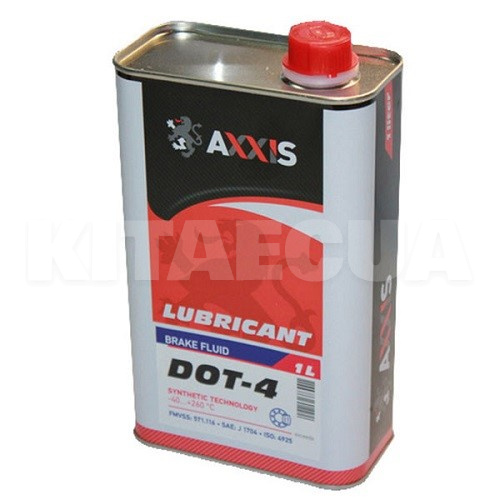 Тормозная жидкость 1л DOT4 AXXIS (26461)