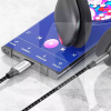 Кабель AUX Type-C 1м SoundMesh серый PROOVE (552730010)