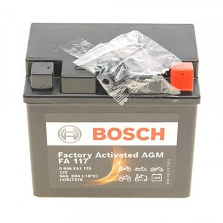 Мото акумулятор FA 117 6Аг 90А "+" праворуч Bosch