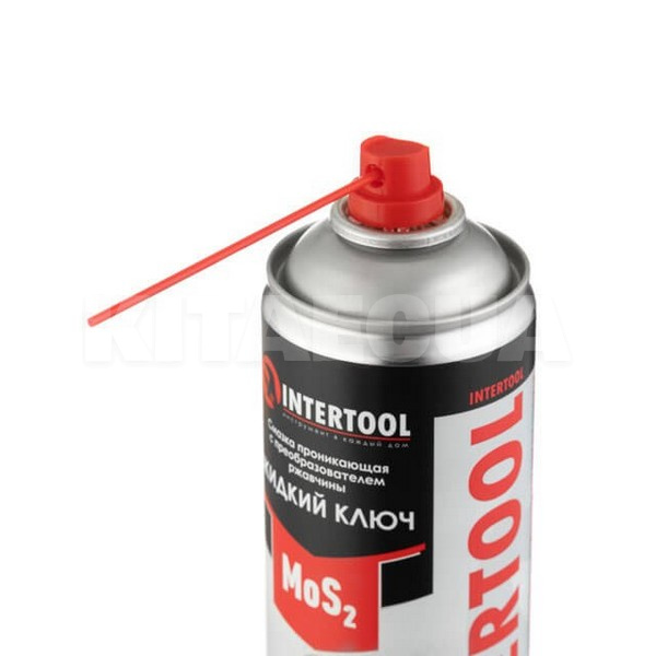 Смазка проникающая молибденовая 200 мл "жидкий ключ" Intertool (FS-4120) - 2