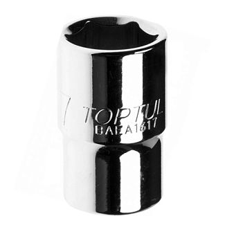 Головка торцевая 6-гранная 17 мм 1/2" 38 мм TOPTUL