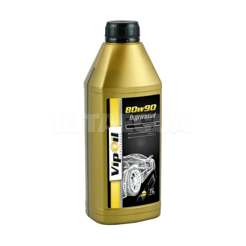 Масло трансмиссионное минеральное 1л 80w90 differential VipOil (162856)