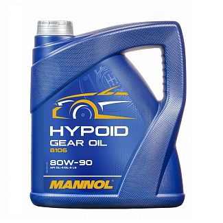 Масло трансмиссионное полусинтетическое 4л 80W-90 Hypoid Getriebeoil Mannol