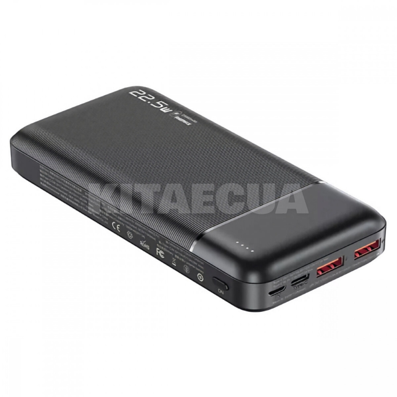 Повербанк Lango II Series QC 20000 мАч чорний Remax (RPP-192 Black)