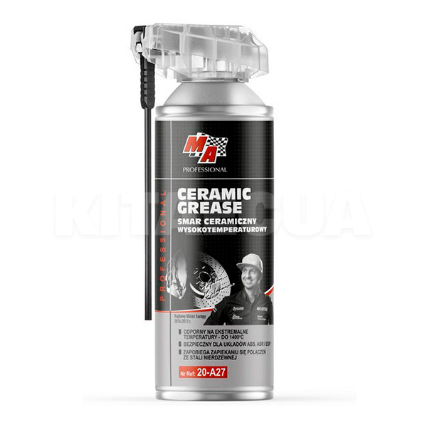 Смазка керамическая термостойкая 400мл 20-A27 ceramic grease MOJE AUTO (24863)