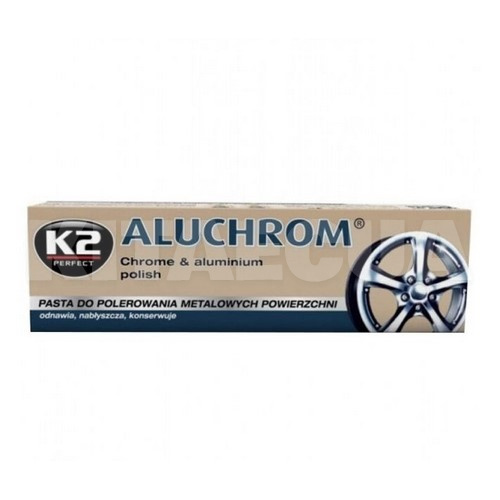 Полировочная паста для хрома и алюминия 120г ALUCHROM K2 (K0031) - 2