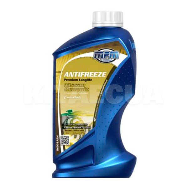 Антифриз-концентрат жовтий 1л -40°С Nissan/Renault MPM (MPM_86001ARN)
