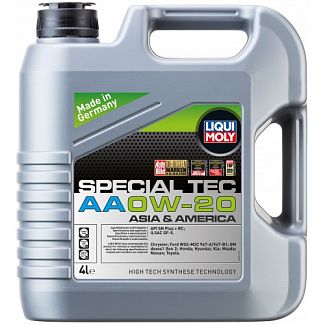 Масло моторное синтетическое 4л 0W-20 Special TEC AA LIQUI MOLY