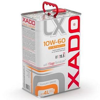 Масло моторное синтетическое 4л 10W-60 Luxury Drive XADO