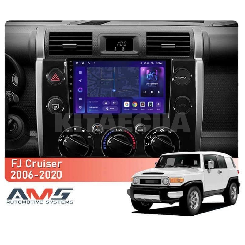 Штатна магнітола MOSS M3 4+32 ГБ 9" Toyota FJ Cruiser J15 2006-2020 (F2) AMS (50700) - 2