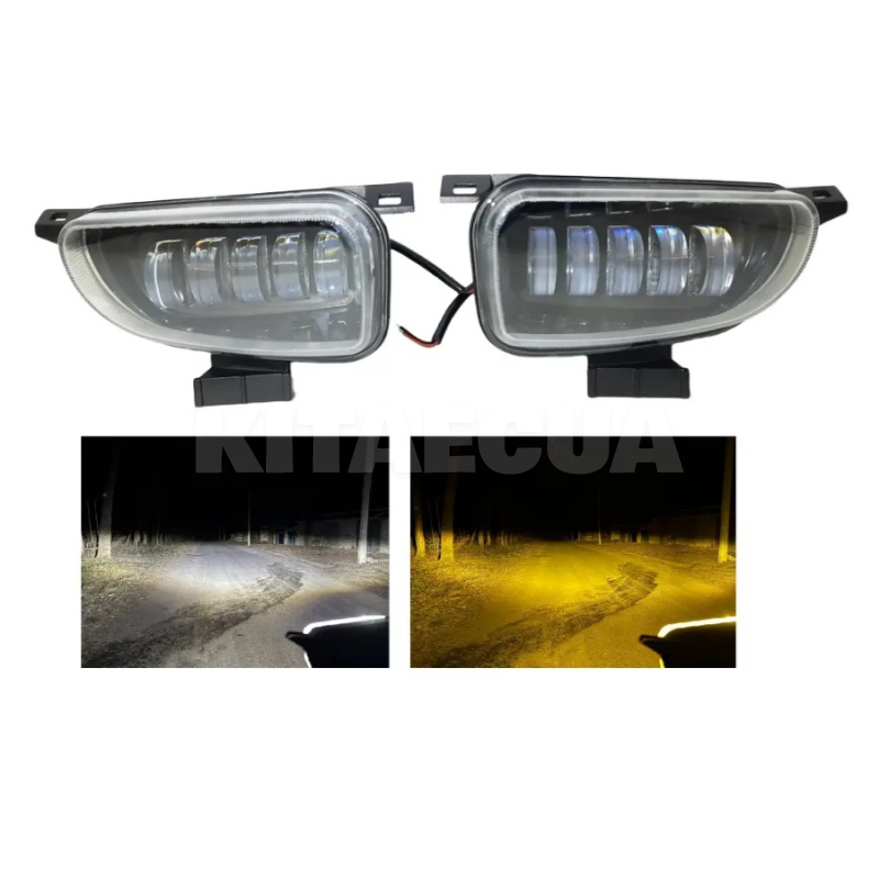 Фары противотуманные LED Volkswagen T4 60W 6000K (компл.) StarLight (VW-T4-WY) - 2