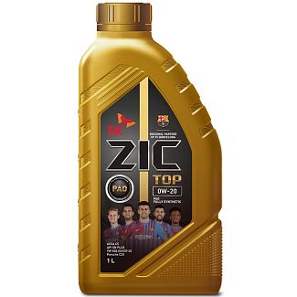 Масло моторное синтетическое 1л 0W-20 TOP ZIC